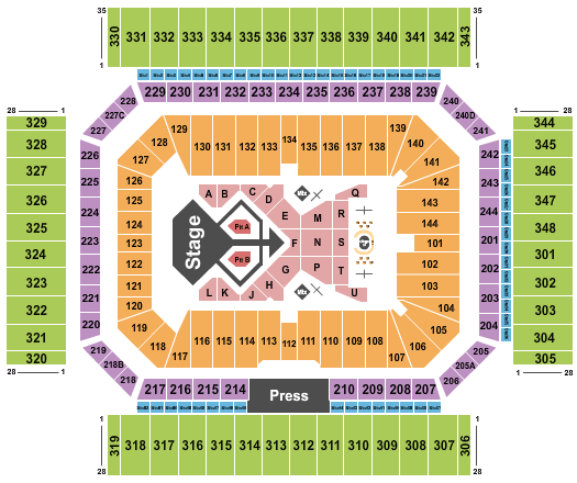 Alamodome Chris Brown Seating Chart